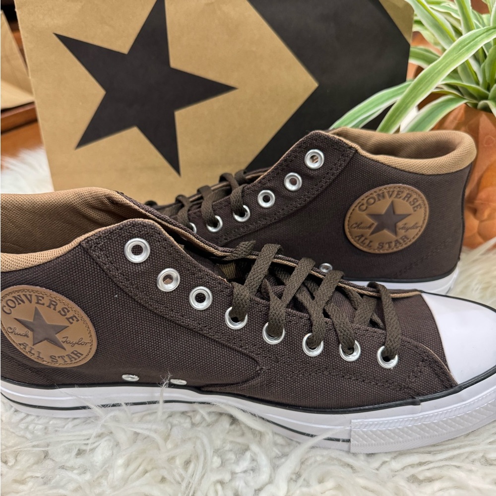 Converse All Star Brown High-Top Sneakers - Picture 3 of 7